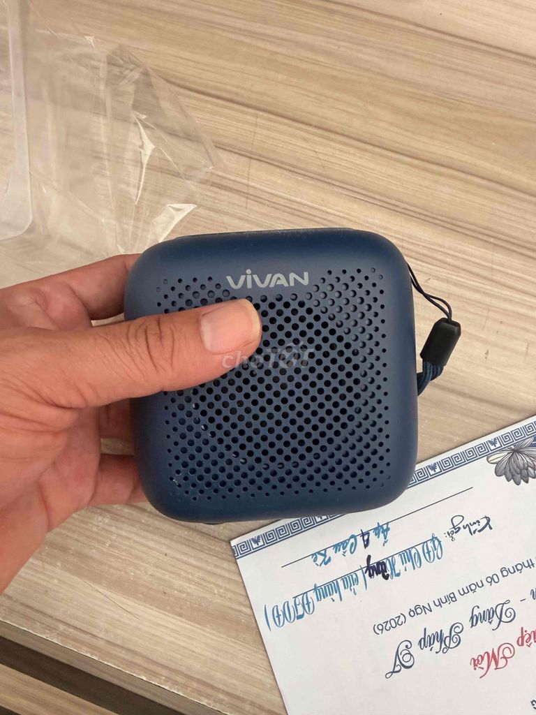 Loa Bluetooth Vivan VS1 Xanh đậm. Mua bán Tivi, Âm thanh tại Huyện Cầu Kè Trà Vinh được đăng bởi Hưng Mobile hình 1
