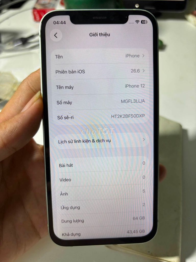 Apple iPhone 12 64GB Xanh lá Màn linh kiện. Mua bán Điện thoại tại Quận 10 Tp Hồ Chí Minh được đăng bởi Hội Đồ Điện Tử hình 1
