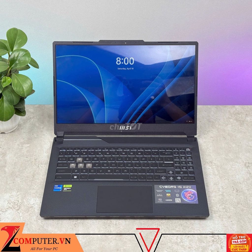 LAPTOP MSI I7 12650H/16GB/512G/4060 8G/15.6" 144HZ. Mua bán Laptop tại Quận Bình Thạnh Tp Hồ Chí Minh được đăng bởi Z COMPUTER CHI NHÁNH BÌNH THẠNH hình 1