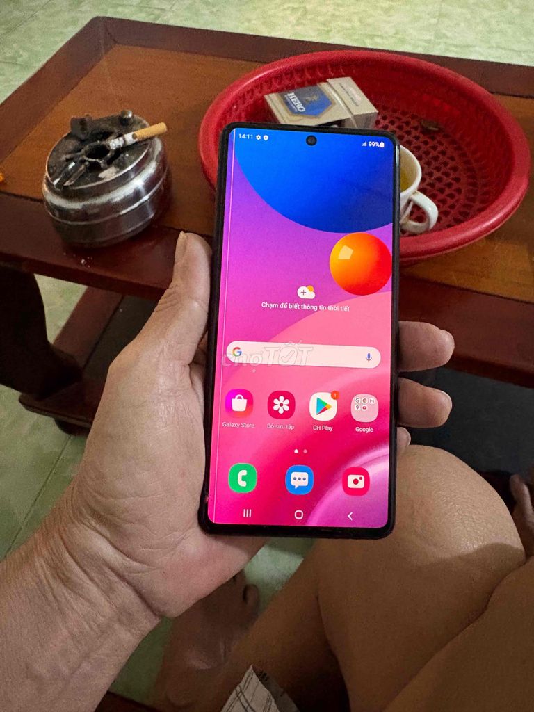 Samsung M51 như hình. Mua bán Điện thoại tại Huyện Hòa Thành Tây Ninh được đăng bởi Duy hình 1