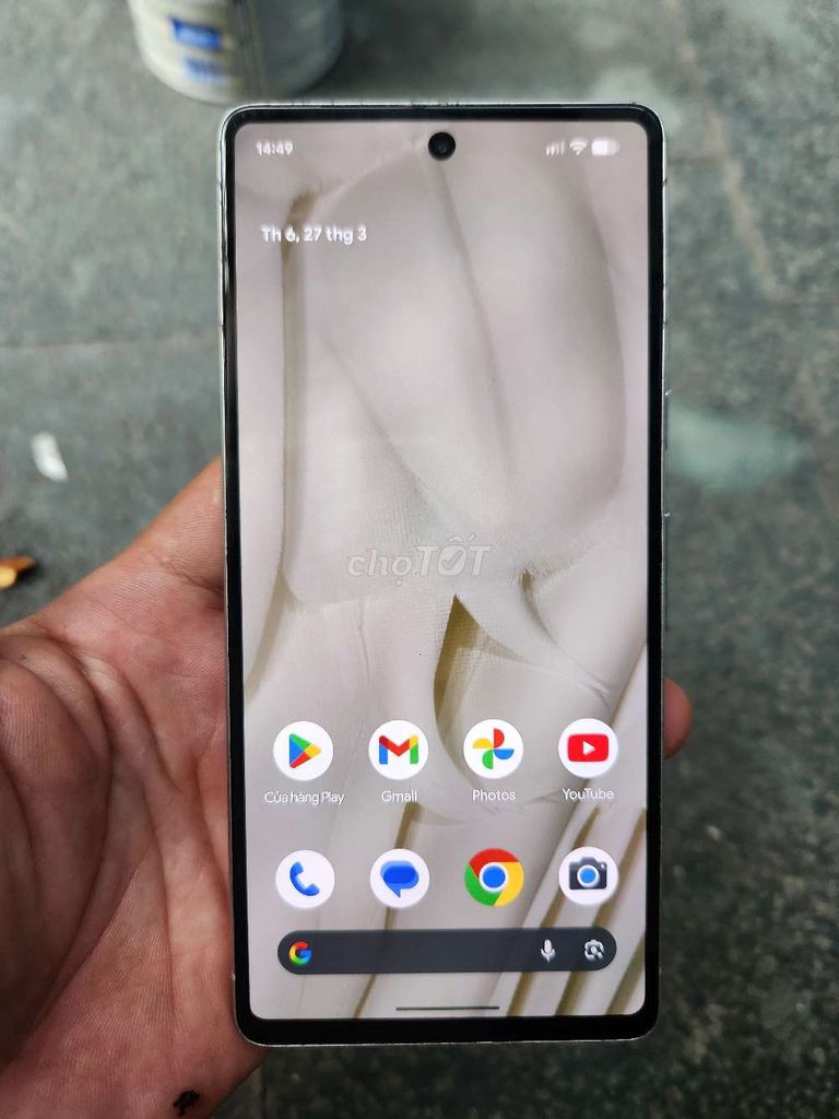 Google Pixel 7 Trắng zin đẹp. Mua bán Điện thoại tại Quận 12 Tp Hồ Chí Minh được đăng bởi Dinh hình 1