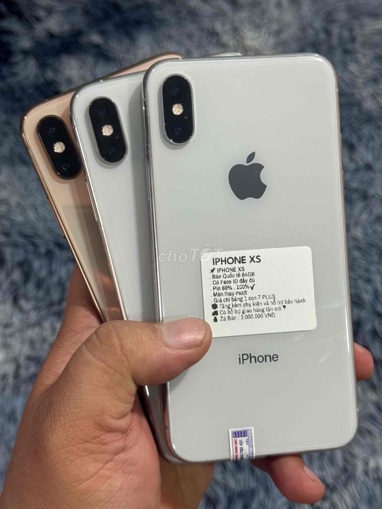Apple iPhone XS 64GB Trắng. Mua bán Điện thoại tại Huyện Trảng Bom Đồng Nai được đăng bởi Hồ Trung Hiếu hình 1