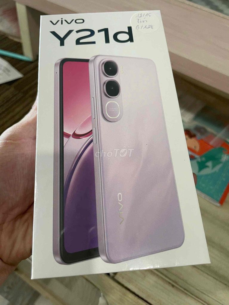 Vivo Y21d 6/128GB Tím Nguyên seal. Mua bán Điện thoại tại Thành phố Phan Thiết Bình Thuận được đăng bởi Nguyễn thị thanh thảo hình 1
