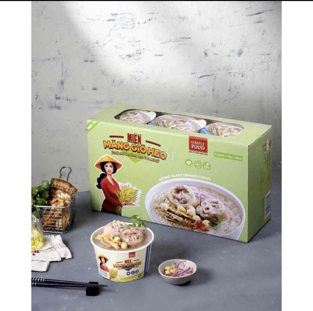 Miến măng giò heo tô ăn liền tiện lợi (9 tô/thùng). Mua bán Đồ ăn, thực phẩm và các loại khác tại Quận 7 Tp Hồ Chí Minh được đăng bởi NPP Minh Tuyền hình 1