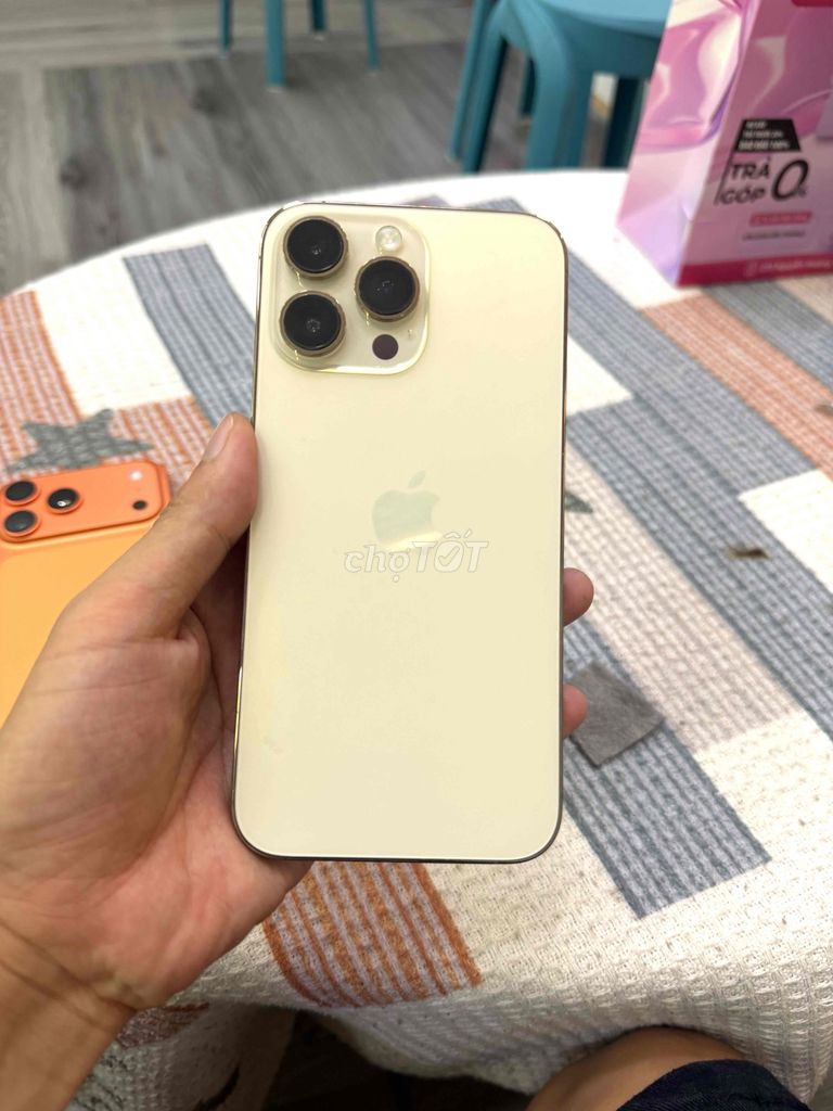 iPhone 14 Pro Max 128GB Vàng zin full 99,9999%. Mua bán Điện thoại tại Quận Hải Châu Đà Nẵng được đăng bởi Hoàng Táo 273 Nguyễn Hoàng hình 1