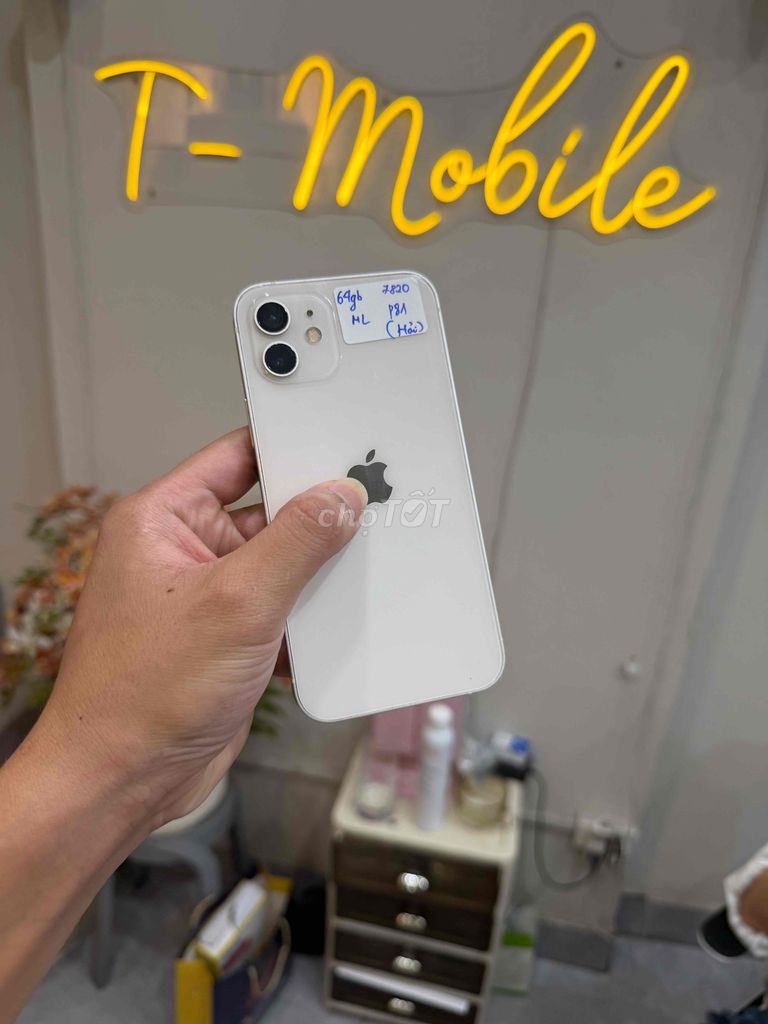 iPhone 12 64GB Trắng Quốc tế full chức năng. Mua bán Điện thoại tại Quận Thanh Xuân Hà Nội được đăng bởi Ngô Tráng T Mobile hình 1