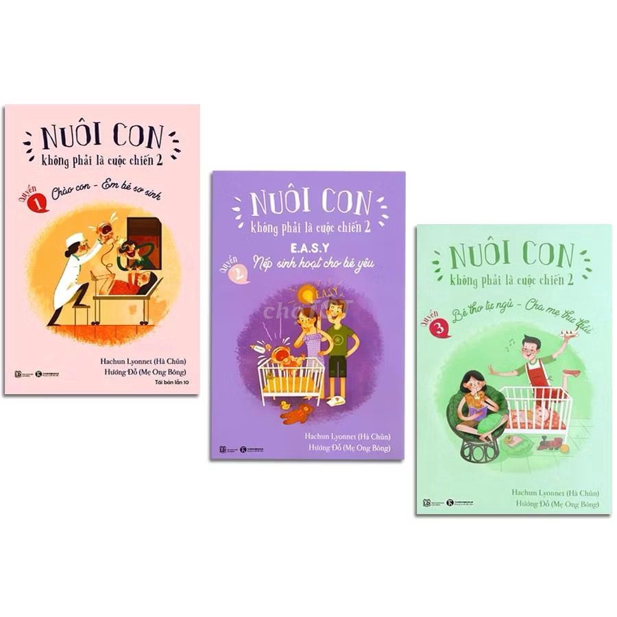 Combo 3 cuốn - Nuôi Con Không Phải Là Cuộc Chiến