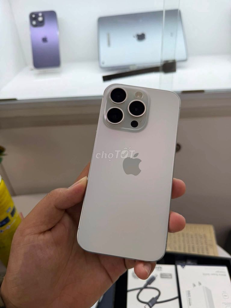 Apple iPhone 15 Pro 128GB Trắng. Mua bán Điện thoại tại Quận 10 Tp Hồ Chí Minh được đăng bởi Hội Đồ Điện Tử hình 1