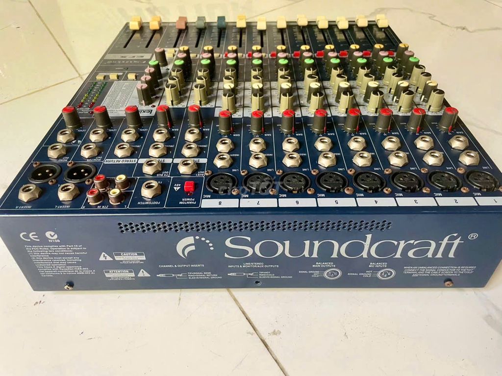 MIXER SOUND CRAFT EFX8 HÀNG LOẠI A CANADA. Mua bán Tivi, Âm thanh tại Quận 7 Tp Hồ Chí Minh được đăng bởi LeKu hình 1