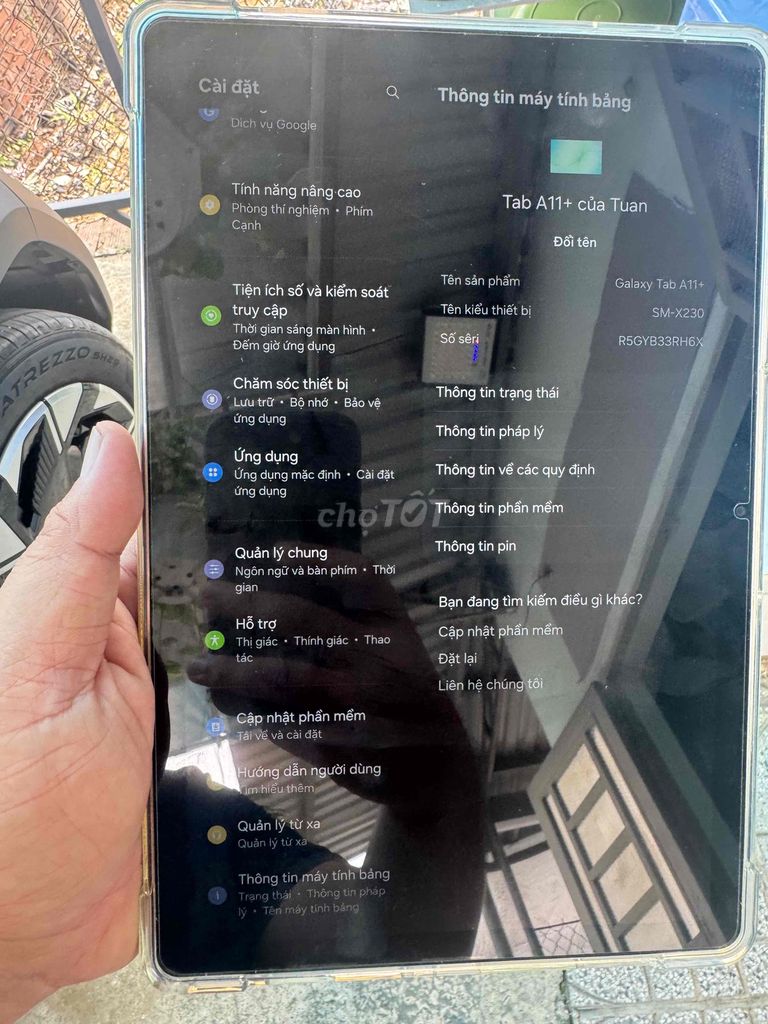 Samsung Tab A11+ Xám. Mua bán Máy tính bảng tại Thành phố Thủ Dầu Một Bình Dương được đăng bởi Nguyễn lê anh tuấn hình 1