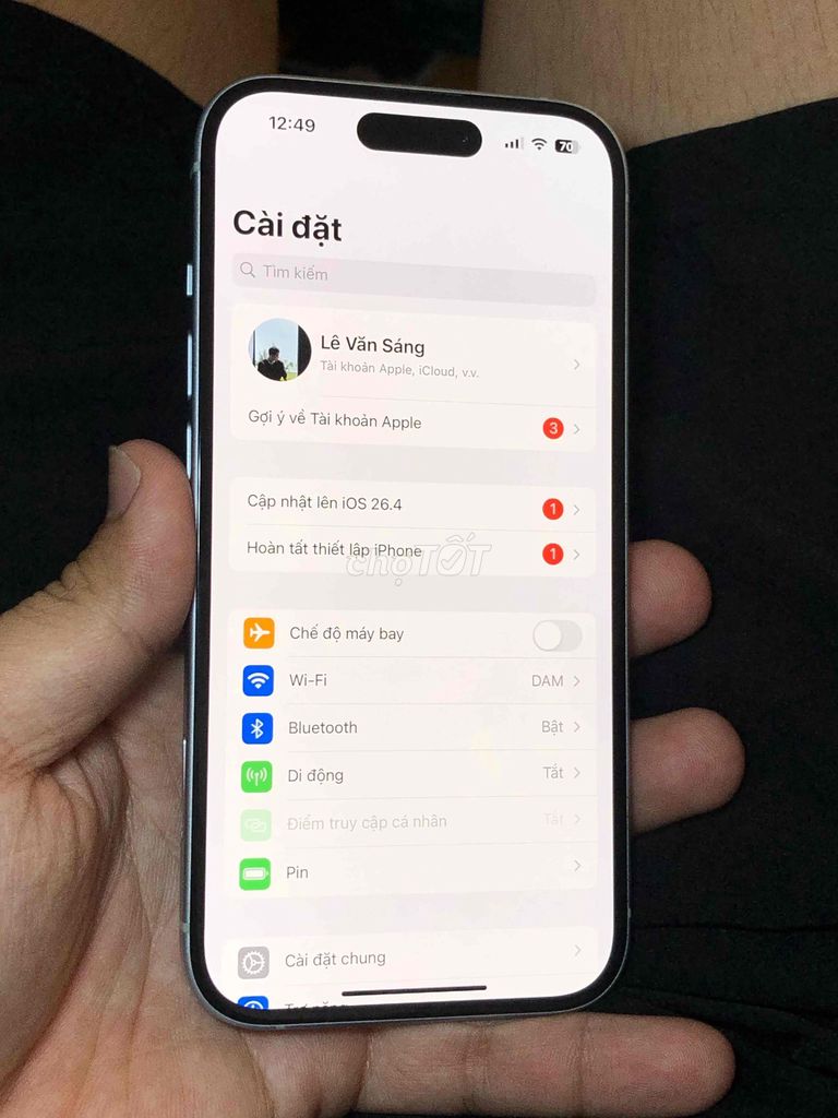 iPhone 15 lock 128GB Trắng. Mua bán Điện thoại tại Quận 12 Tp Hồ Chí Minh được đăng bởi Lê Văn Sáng hình 1