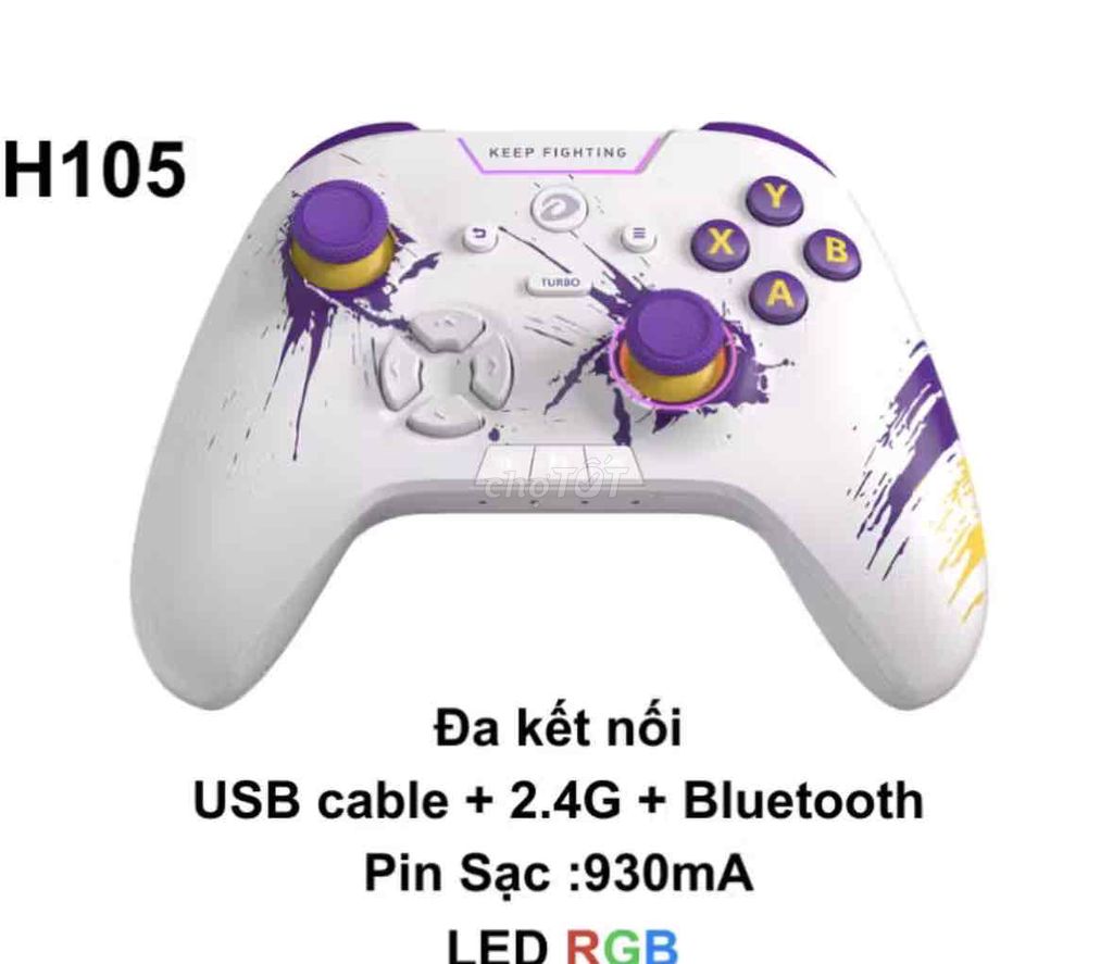 Tay cầm chơi game DAREU H105 Trắng. Mua bán Phụ kiện (Màn hình, Chuột...) tại Thị xã Từ Sơn Bắc Ninh được đăng bởi ĐỖ VIỆT LONG hình 1