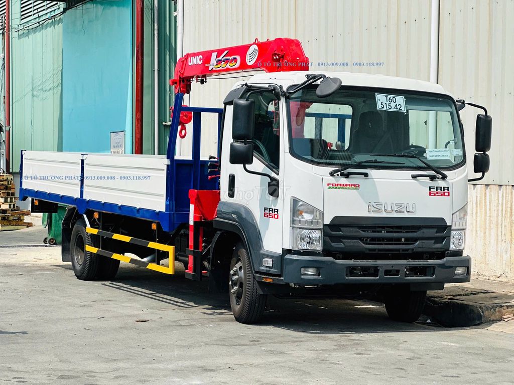 Isuzu 6 tấn cẩu Unic 340-370 thùng 6.1m xe Euro 5. Mua bán Xe tải, xe ben tại Quận 12 Tp Hồ Chí Minh được đăng bởi Mr Thành hình 1