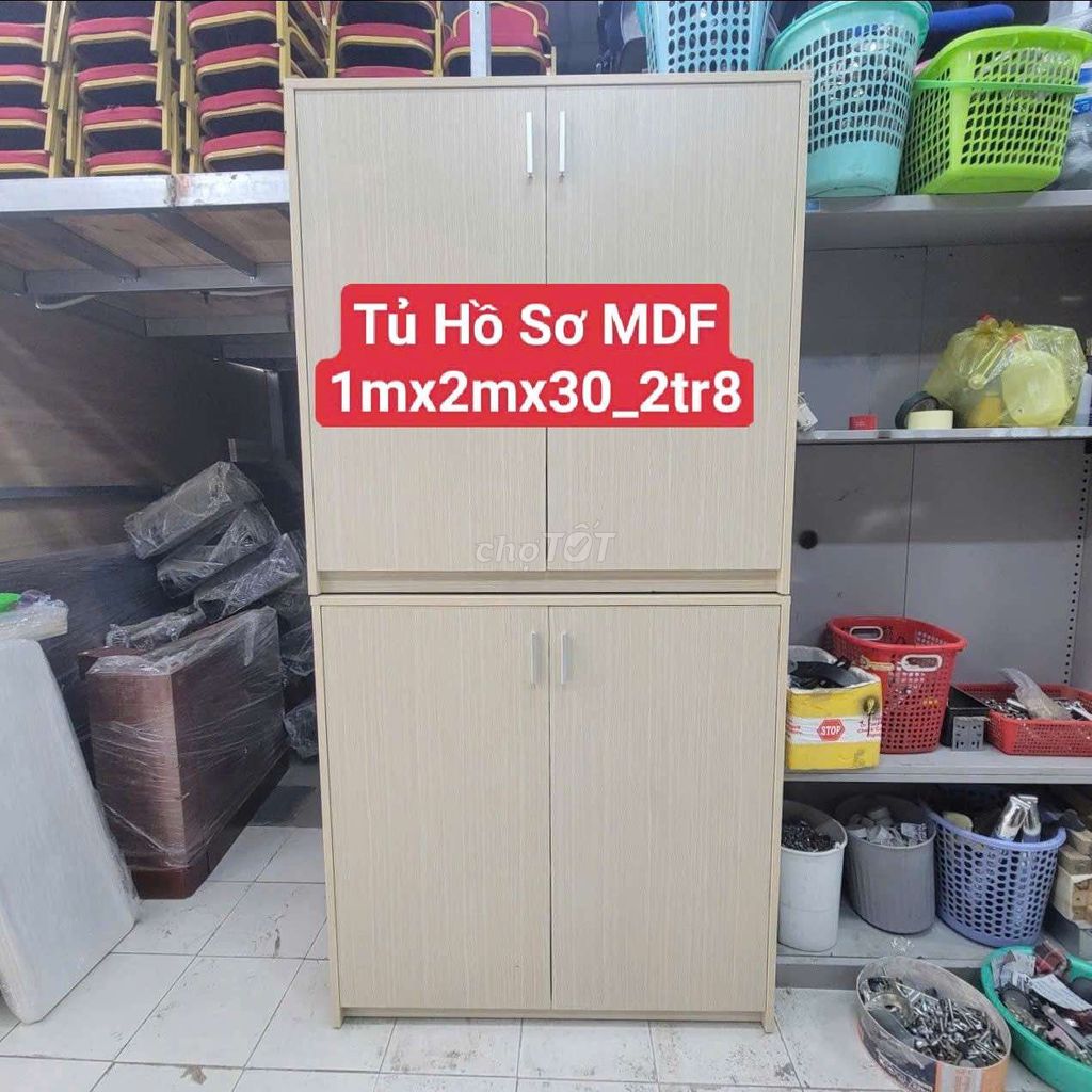 Tủ hồ sơ Gỗ MDF Vàng nhạt 1mx2mx30. Mua bán Đồ dùng văn phòng tại Quận Bình Thạnh Tp Hồ Chí Minh được đăng bởi Kho Thanh Lý Phú Nhàn hình 1