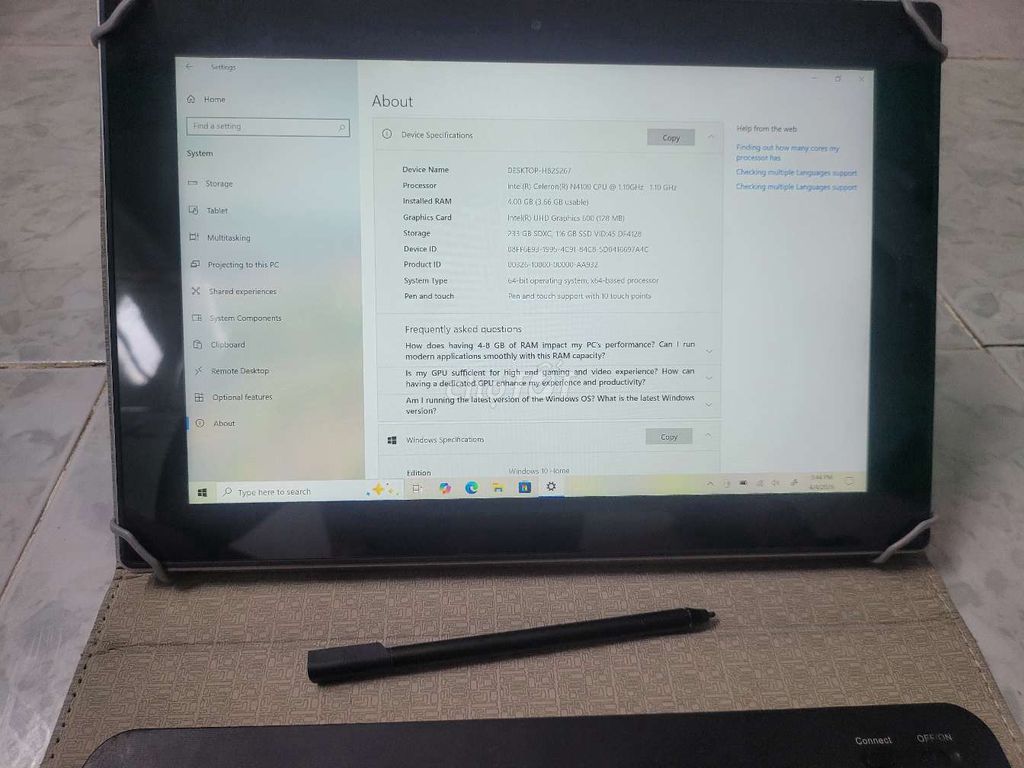 NEC VersaPro VKF11U Celeron N4100 4GB/120GB. Mua bán Laptop tại Thành phố Thủ Đức Tp Hồ Chí Minh được đăng bởi Lê Anh hình 1