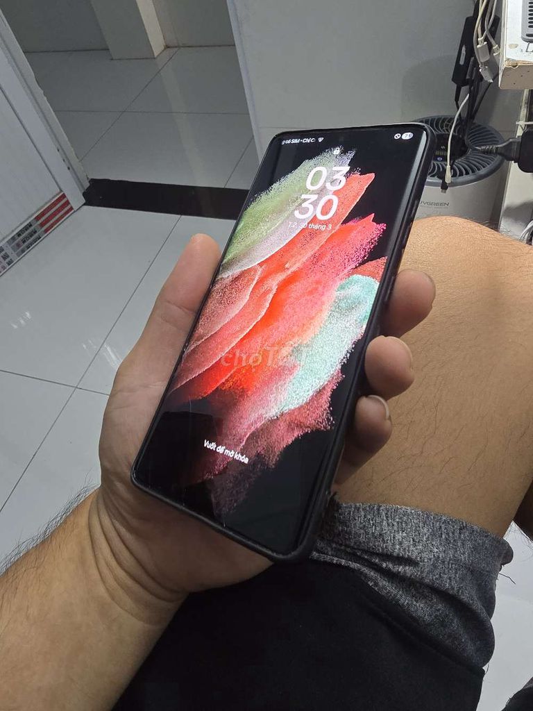 Samsung S21 Ultra Đen Nứt kính. Mua bán Điện thoại tại Huyện Hóc Môn Tp Hồ Chí Minh được đăng bởi nguyễn quang triệu hình 1