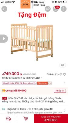Pass lại cũi gỗ thông cho bé mới 100%. Mua bán Mẹ và bé tại Quận 1 Tp Hồ Chí Minh được đăng bởi Lam Lam