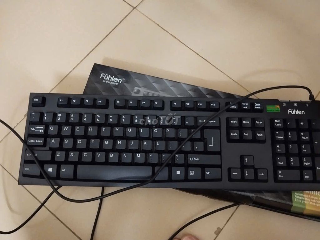 Bàn phím Fuhlen L411 USB Đen đã sử dụng. Mua bán Phụ kiện (Màn hình, Chuột...) tại Quận Ba Đình Hà Nội được đăng bởi Vũ Hoàng An hình 1