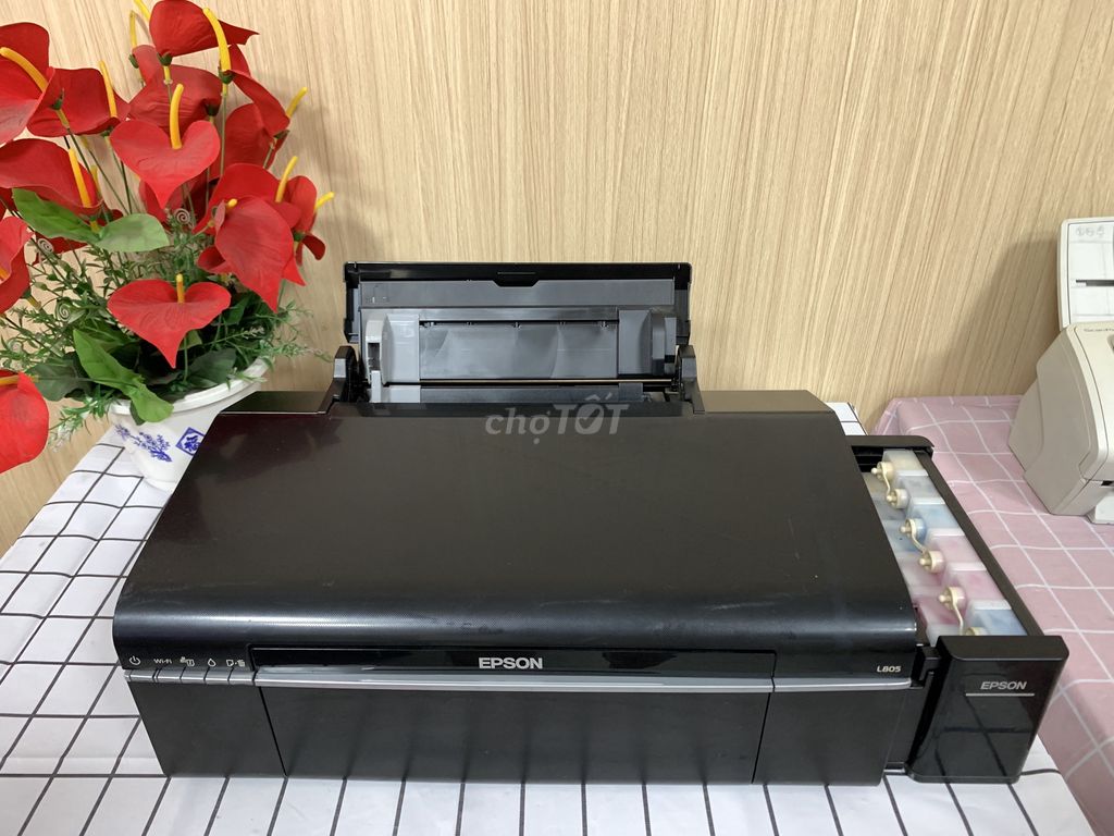 Máy in màu Epson L805 mực nhiệt 6 màu đầu in mới