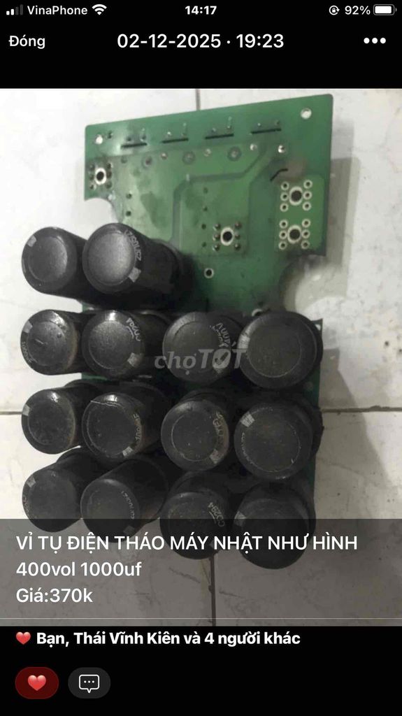 TỤ ĐIỆN THÁO MÁY BÃI. Mua bán Tivi, Âm thanh tại Quận 5 Tp Hồ Chí Minh được đăng bởi LÂM LÊ VĂN SỸ hình 1