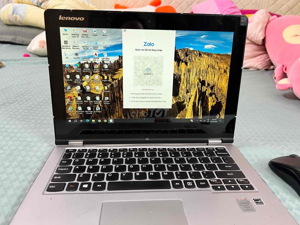 Lenovo Yoga Gập 360 độ Đen Bạc. Mua bán Laptop tại Quận Gò Vấp Tp Hồ Chí Minh được đăng bởi Jenny hình 1