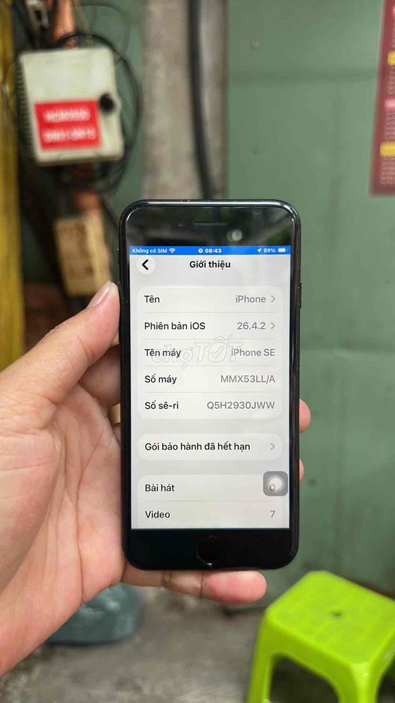 iPhone SE 3 64g 2022. Mua bán Điện thoại tại Quận 4 Tp Hồ Chí Minh được đăng bởi bảo hình 1