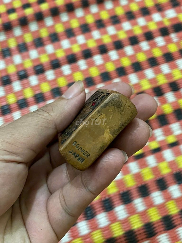 Bật lửa COPPER JAPAN đồng đỏ đúc, ZIPPO.