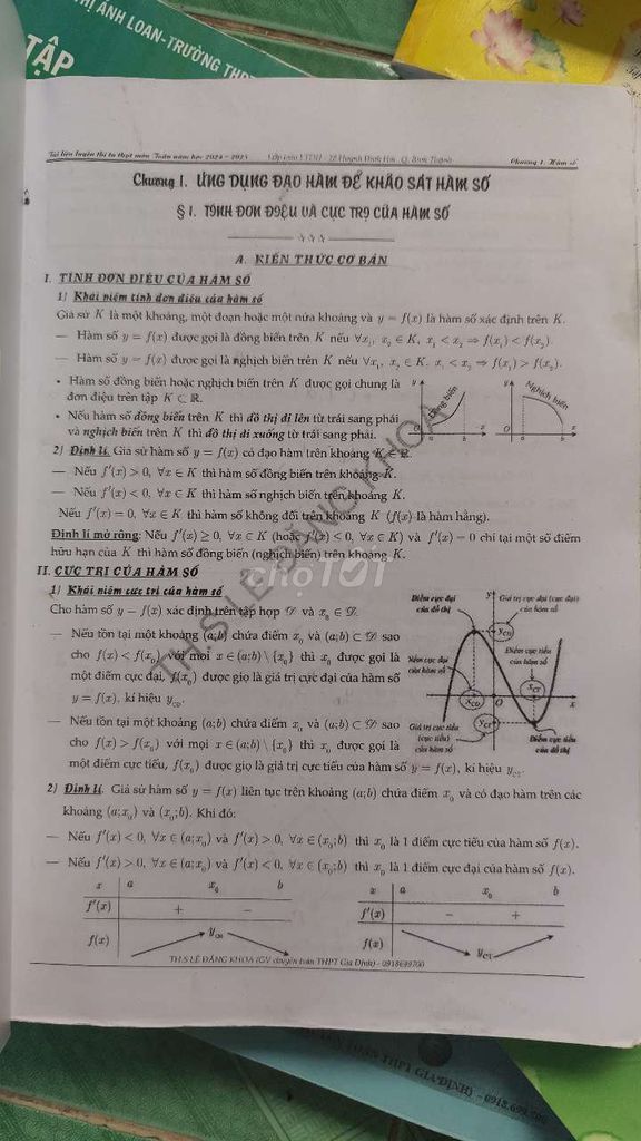 Sách Giáo Khoa Toán Lý Thuyết + Bài Tập 12. Mua bán Sách tại Quận Bình Thạnh Tp Hồ Chí Minh được đăng bởi Kim Anh hình 1