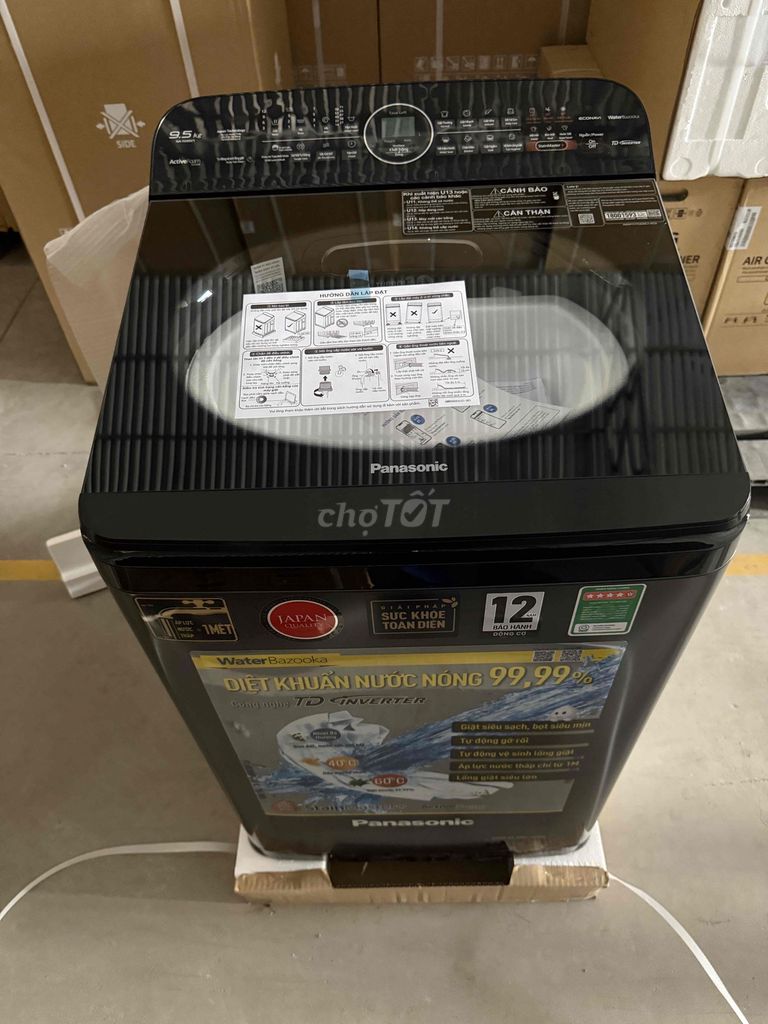 máy giặt Panasonic 9.5kg inveter mới 100%. Mua bán Máy giặt tại Quận Cái Răng Cần Thơ được đăng bởi Văn Thảo hình 1