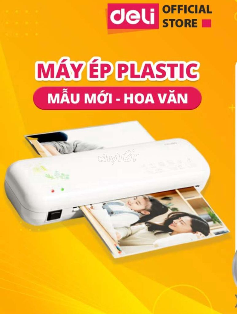 Máy ép Plastic tặng màng ép