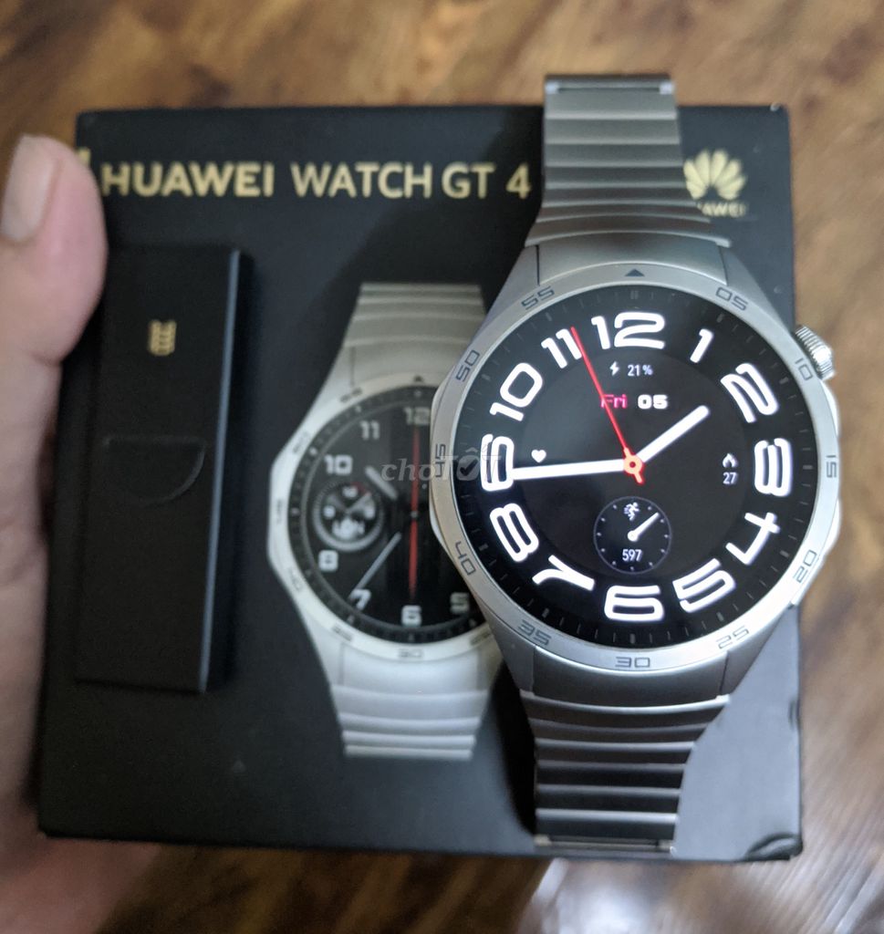 Huawei GT 4 Thép Bạc. Mua bán Thiết bị đeo thông minh tại Quận Ba Đình Hà Nội được đăng bởi Tuấn Anh hình 1