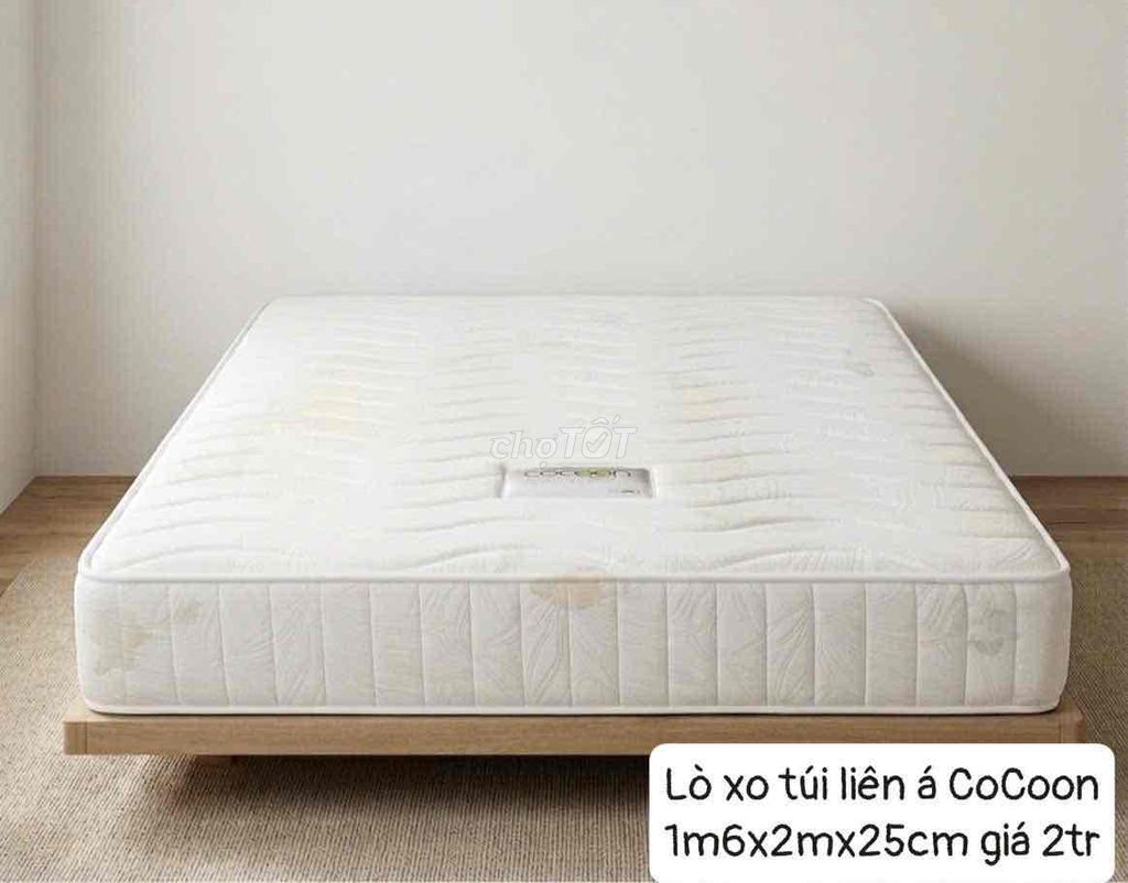 Đệm lò xo Liên Á CoCoon 1m6x2m. Mua bán Giường, chăn ga gối nệm tại Huyện Hoài Đức Hà Nội được đăng bởi Tú Anh hình 1