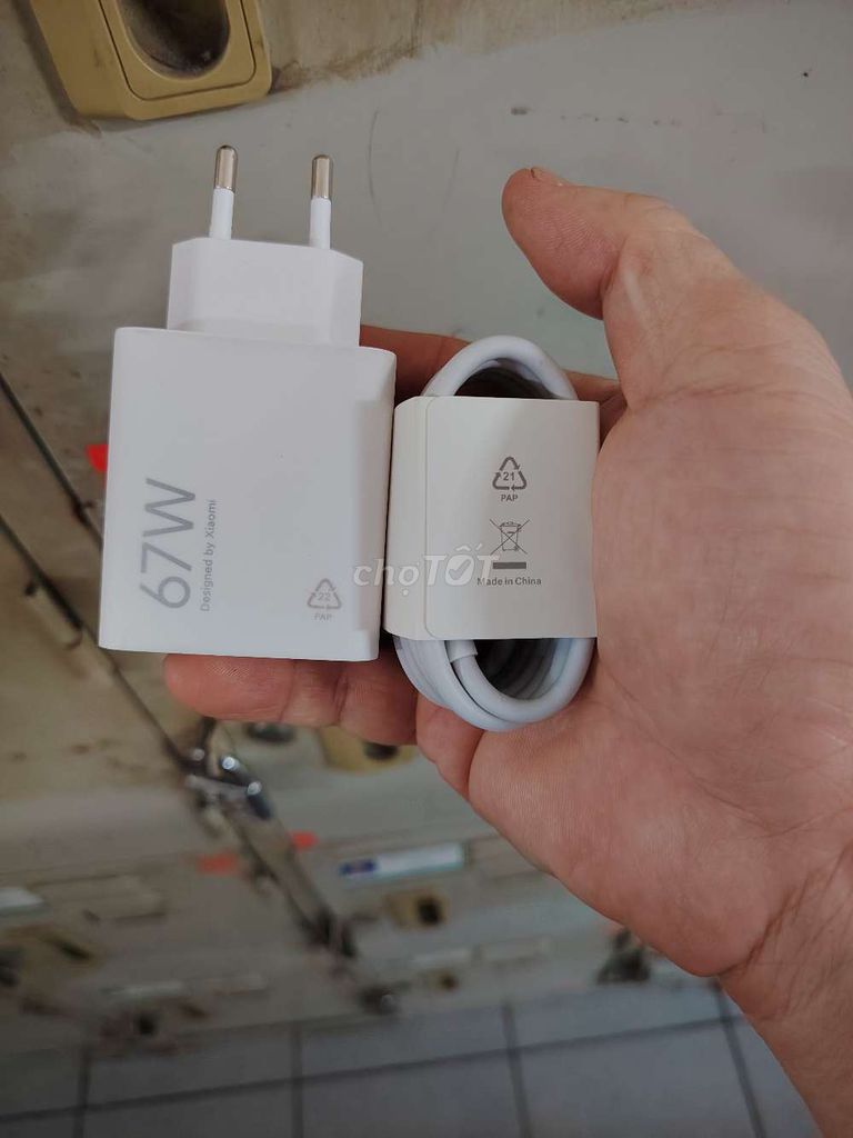 Bộ sạc Xiaomi Mi 13 67W Trắng Mới. Mua bán Phụ kiện (Màn hình, Chuột...) tại Thành phố Dĩ An Bình Dương được đăng bởi Vinh Quang hình 1