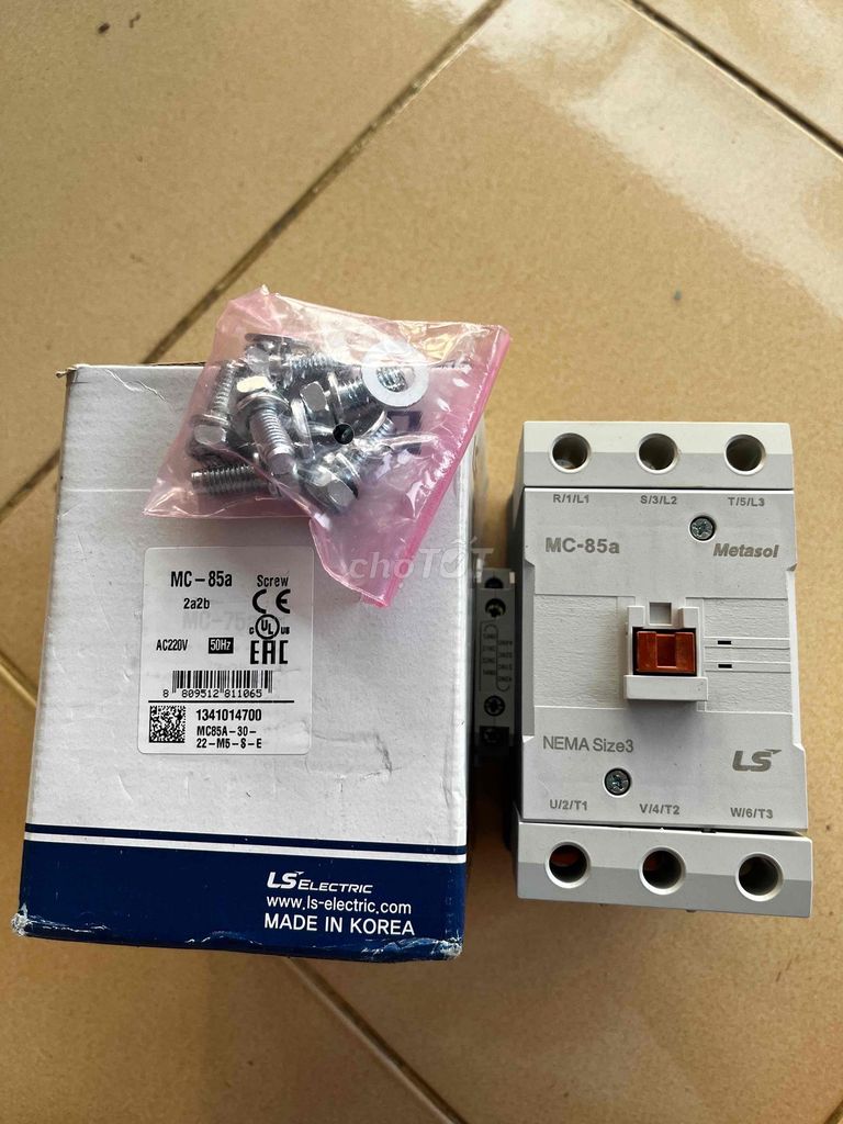 Contactor LS MC-85a 220V Metasol 85A. Mua bán Đồ chuyên dụng, Giống nuôi trồng tại Huyện Đức Hòa Long An được đăng bởi cần mua gì là có đó  hình 1