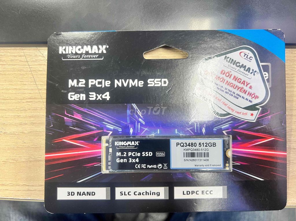Ổ cứng M.2 SSD Kingmax PQ3480 512GB. Mua bán Linh kiện (RAM, Card...) tại Quận Hai Bà Trưng Hà Nội được đăng bởi nguyen huu viet hình 1