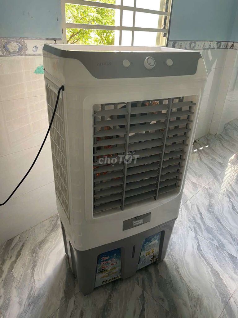 Quạt làm mát 80 lít Trắng, Xám đã sử dụng. Mua bán Quạt tại Thị xã Bến Cát Bình Dương được đăng bởi sóc hình 1