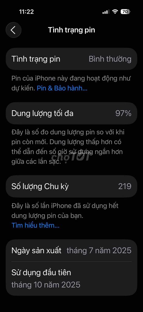 iPhone 17 256GB Xanh dương zin nguyên bản. Mua bán Điện thoại tại Huyện Cần Giuộc Long An được đăng bởi Tran van  nghĩa  hình 1