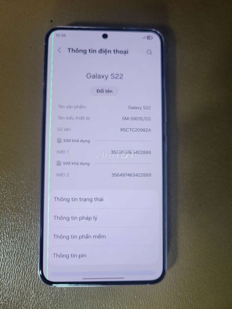 Samsung S22 5G 128GB Tím. Mua bán Điện thoại tại Quận 7 Tp Hồ Chí Minh được đăng bởi Lap hình 1