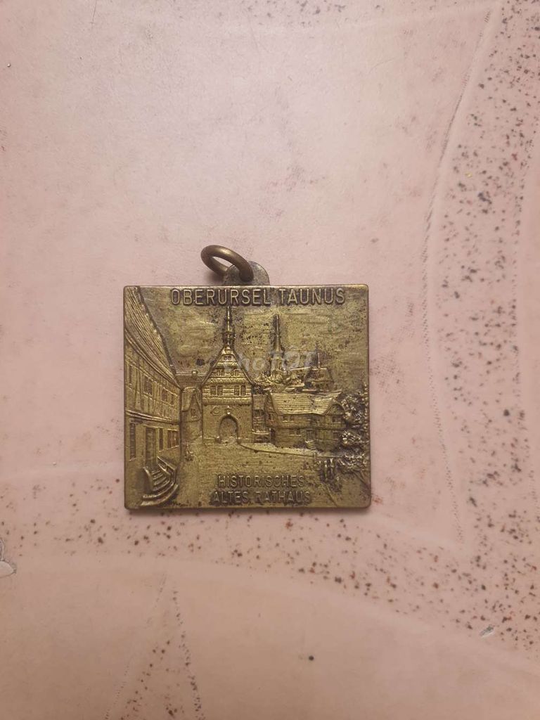 Móc khóa đồng , 4×4cm