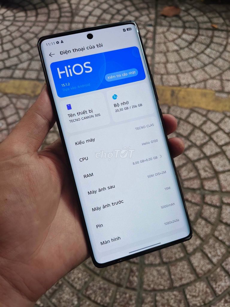 Tecno Camon 30s 256GB Đen. Mua bán Điện thoại tại Quận 5 Tp Hồ Chí Minh được đăng bởi Hội Đồ Điện Tử hình 1
