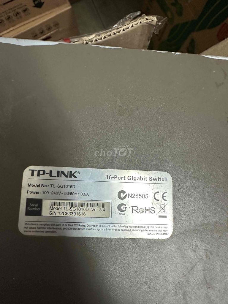 Thanh lý Switch Tp Link TL-SG1016D 16 cổng