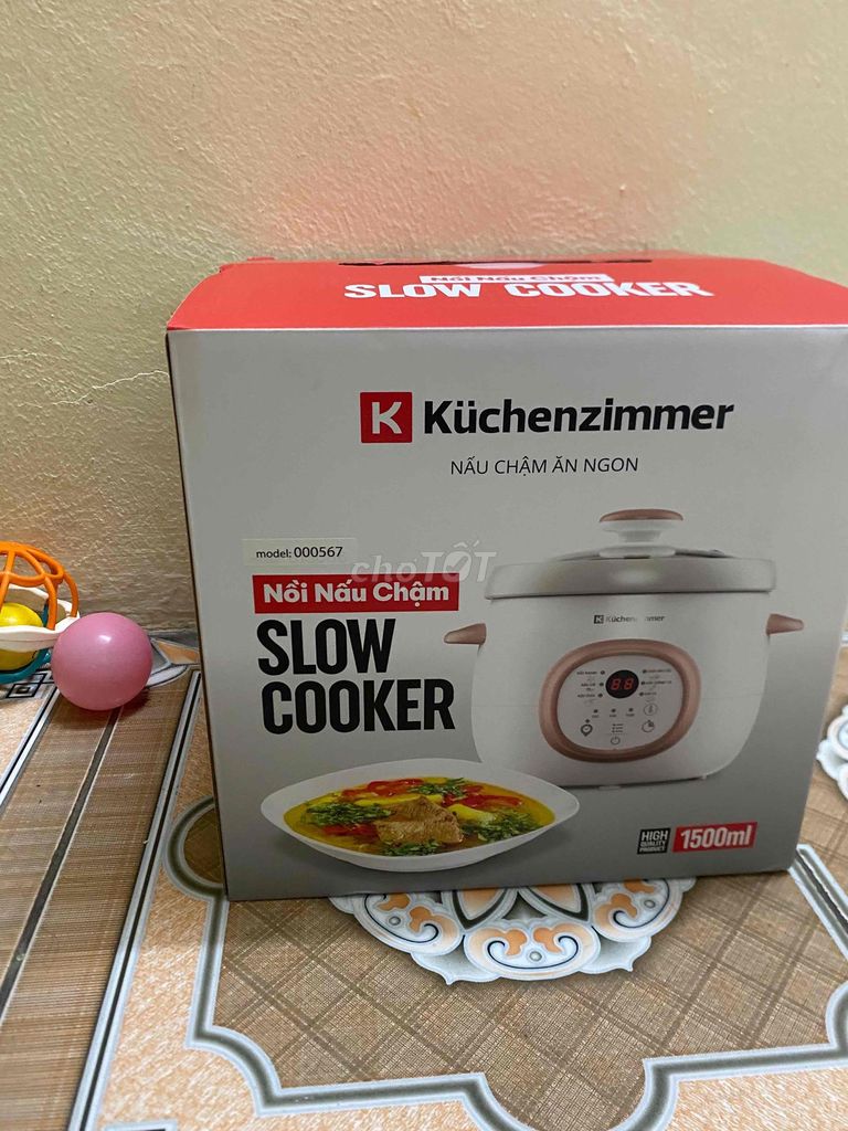 Nồi nấu chậm Küchenzimmer 000567 1.5 lít. Mua bán Bếp, lò, đồ điện nhà bếp tại Quận Cầu Giấy Hà Nội được đăng bởi Duc Ka hình 1