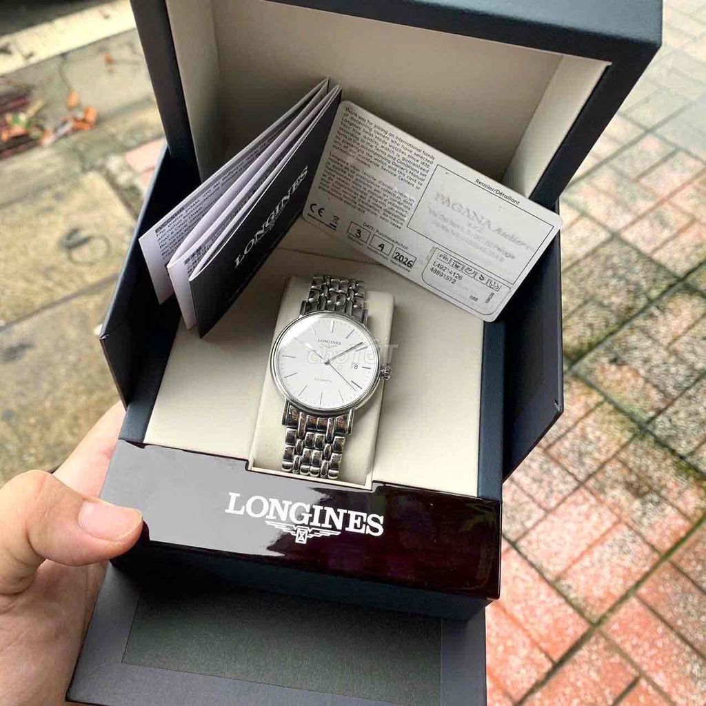 Longines Présence L4.921.4.12.6 Nam 38.5mm. Mua bán Đồng hồ tại Quận Hoàng Mai Hà Nội được đăng bởi tuấn ninh  hình 1