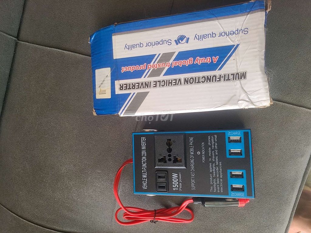 Bộ chuyển đổi điện 12V/24V ra 220V 30W Mới 95%. Mua bán Phụ kiện (Màn hình, Chuột...) tại Huyện Thới Lai Cần Thơ được đăng bởi zinh Hân  hình 1