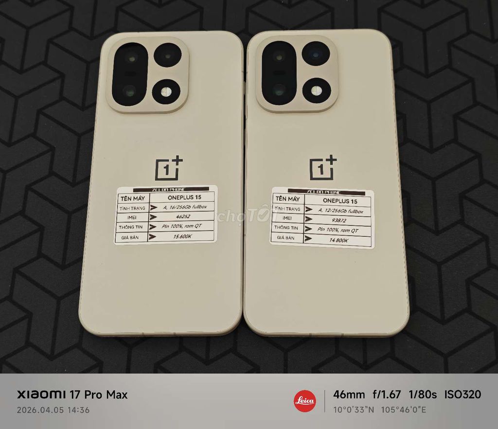 OnePlus 15 12/256GB Fullbox Rom QT. Mua bán Điện thoại tại Quận Ninh Kiều Cần Thơ được đăng bởi Zelda Phone hình 1