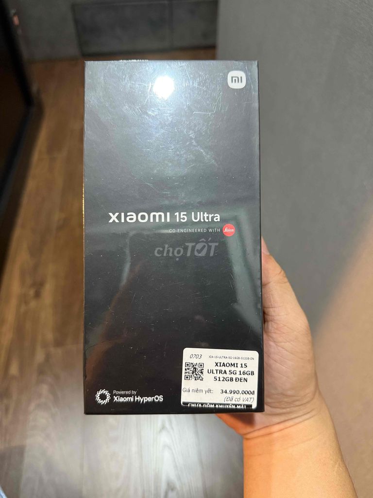 xiaomi 15 ultra 16/512 bh 24 tháng chính hãng