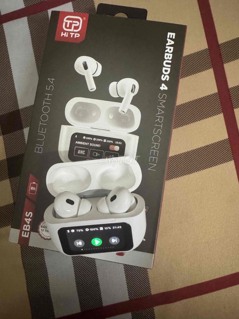 Tai nghe Bluetooth Hi TP EB4S Trắng. Mua bán Tivi, Âm thanh tại Quận Lê Chân Hải Phòng được đăng bởi Quỳnh Phạm hình 1