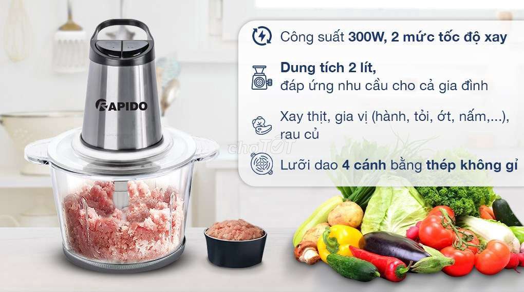 Cối xay đa năng Rapido RMC300. Mua bán Bếp, lò, đồ điện nhà bếp tại Huyện Long Thành Đồng Nai được đăng bởi Nguyen Thanh Tuyen hình 1