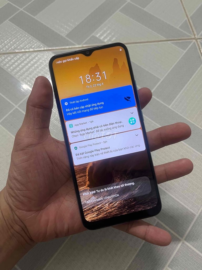 Realme C21-Y ram 4/64G. Mua bán Điện thoại tại Huyện Trảng Bàng Tây Ninh được đăng bởi Thích Bán Lỗ hình 1