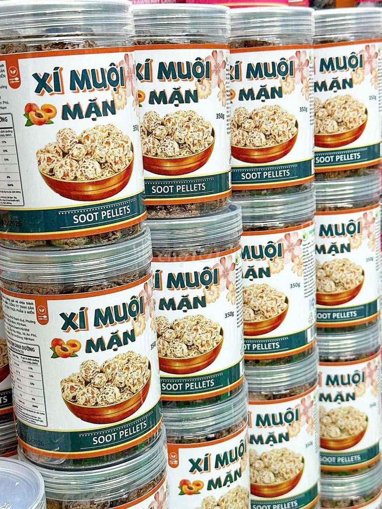 Xí muội mặn hũ 350g ăn vặt. Mua bán Đồ ăn, thực phẩm và các loại khác tại Huyện Thủ Thừa Long An được đăng bởi Bảo Bối hình 1